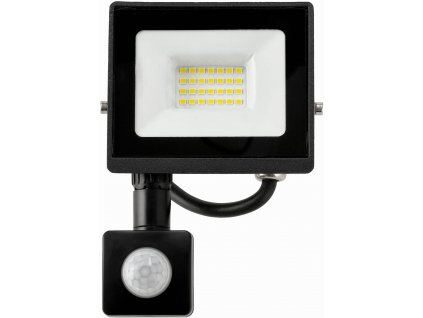 LED reflektor 20W - 2v1 - PIR - neutrální bílá