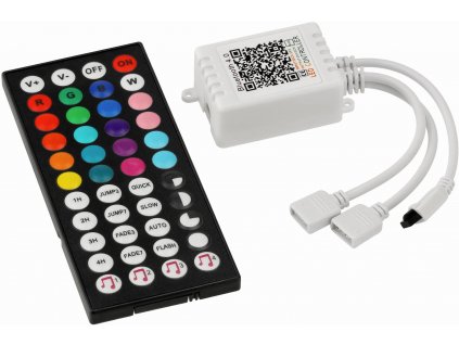 Ovladač RGB LED pásků + aplikace Bluetooth Music pro telefon - dva vstupy