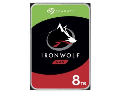 SEAGATE ST8000VN004 hdd IronWolf 8TB CMR 7200rpm 256MB NAS HDD 24x7 1-8bay 210MB/s 3.5 RAID SATA3-6Gbps