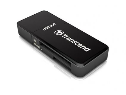 TRANSCEND Card Reader F5, USB 3.0, Black