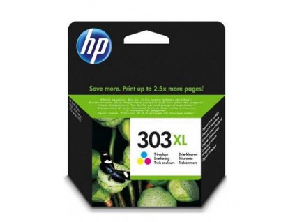 HP T6N03AE originální náplň č.303XL barevná velká cca 415 stran (pro HP Envy 7220e, 7221e, 7920e, 7921e)