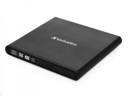 VERBATIM externí mechanika DVD-RW Rewriter USB 2.0 Black + NERO