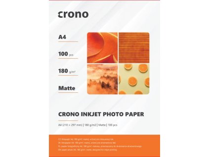 Crono PHPM4A, fotopapír matný, A4, 180g, 100ks