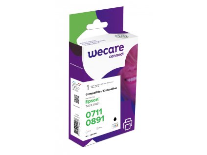 WECARE ARMOR ink kompatibilní s EPSON C13T07114012,černá/black pigm