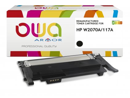 OWA Armor toner kompatibilní s HP W2070A, 117A, 1000st, černá/black