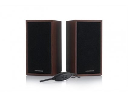 Modecom reproduktory MC-SF05, 2.0, 2x2,5W RMS, černé/hnědé