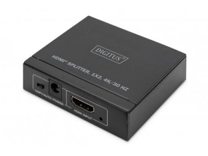 DIGITUS 4K HDMI Splitter, 1x2 4K/30Hz, černá