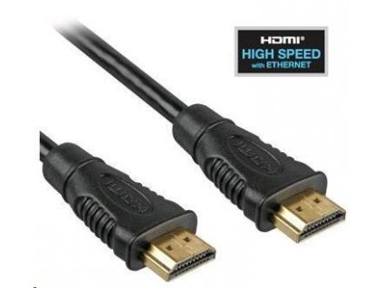PREMIUMCORD Kabel HDMI High Speed + Ethernet (v1.4) 10m, zlacené konektory