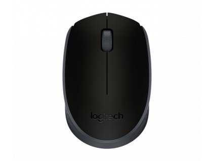 Logitech M171/Kancelářská/Optická/Bezdrátová USB/Černá