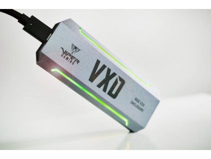 Patriot VXD externí box USB 3.2 M.2 NVMe SSD RGB