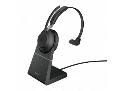 Jabra Evolve2 65/Mono/BT/Bezdrát/MS/Stand/Černá