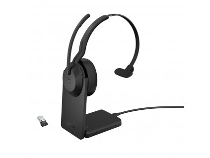 Jabra Evolve2 55/Mono/ANC/USB/BT-USB/Bezdrát/MS/Stand/Černá