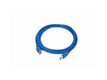 Kabel USB A-A 3m USB 3.0 prodlužovací, modrý