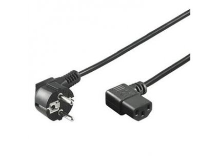 Síťový kabel 220V k PC, 2m 90°