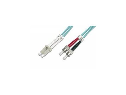 Optický patch kabel duplex LC-ST 50/125 MM 1m OM3