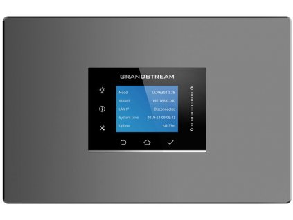 Grandstream UCM6302 VoIP PBX, 1000 uživ., 150 soub. hov., videokonf. 20úč., 2xFXO, 2xFXS porty