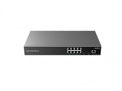 Grandstream GWN7801P Managed Network PoE Switch 8 1Gbps portů s PoE, 2 SFP porty