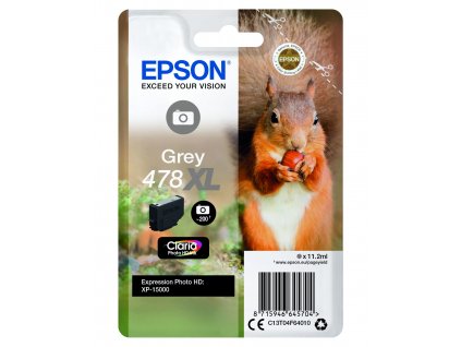 Epson Singlepack Grey 478XL Claria Photo HD Ink