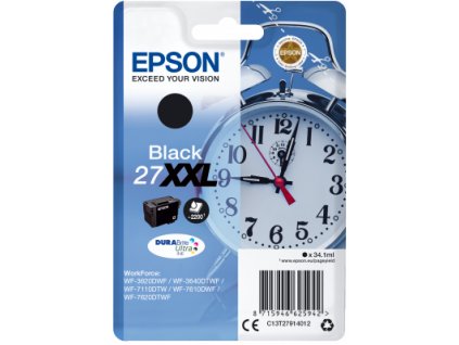 Epson Singlepack Black 27XXL DURABrite Ultra Ink