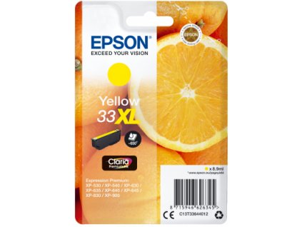 Epson Singlepack Yellow 33XL Claria Premium Ink