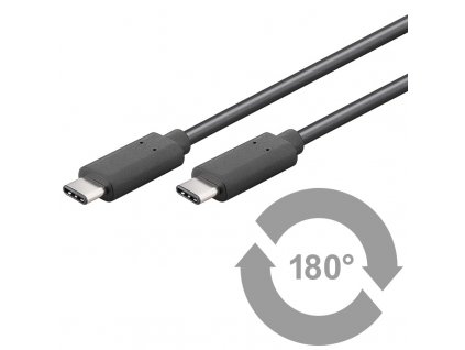 Kabel USB 3.1 konektor C/male - USB 3.1 konektor C/male ,1m