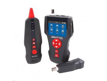 LAN Cable Tester TLCD80 s LCD, koax, Cat3/Cat5E/Cat6, UTP/STP, USB, PoE, ping, sonda, protismyčka