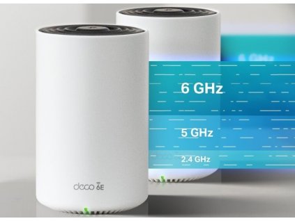 TP-Link Deco XE75 Pro(3-pack) - Multi-Gig 2,5 Gbps AXE5400 třípásmový Meshový Wi-Fi 6E systém, HomeShield (3-pack)