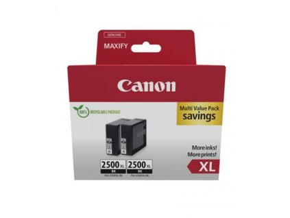 Canon cartridge INK PGI-2500XL/Black/Twinpack / 2500str.