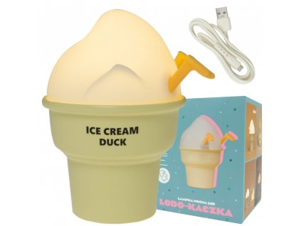 Dětská LED noční lampa ICE-DUCK