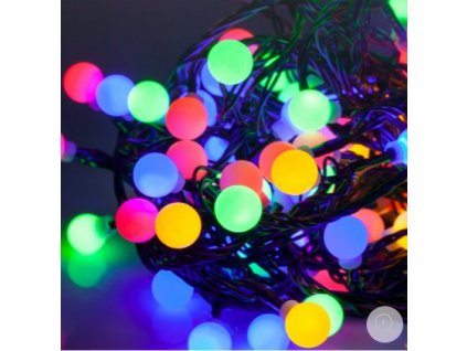 Vánoční osvětlení - řetěz REBEL ZAR0477 100LED/10m, multikolor, venkovní