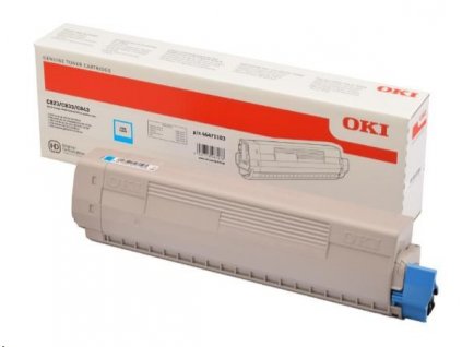 OKI Cyan toner do C823/C833/C843 (7 500 stránek)