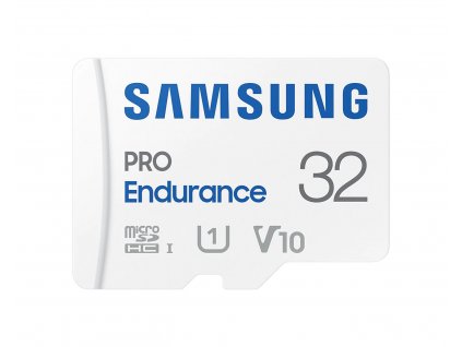 Paměťová karta Samsung PRO Endurance micro SDHC, 32GB, 100MBps, UHS-I U1, Class 10, + Adaptér