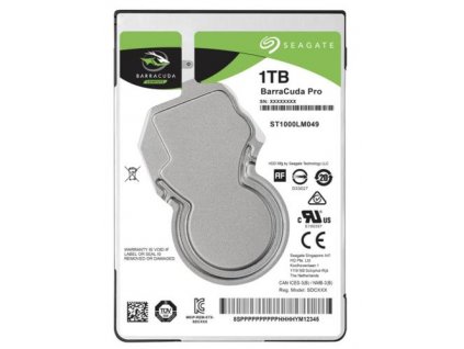 SEAGATE ST1000LM049 hdd BarraCuda 1TB SMR 2.5" 7mm 7200rpm 128MB cache, 160MB/s SATA3-6Gbps