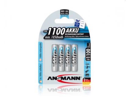 Ansmann akumulátor AAA NiMH 1100 mAh (4 ks)