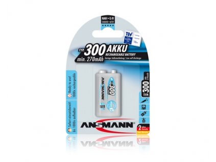 Ansmann akumulátor 9V NiMH 270 mAh (1 ks) maxE