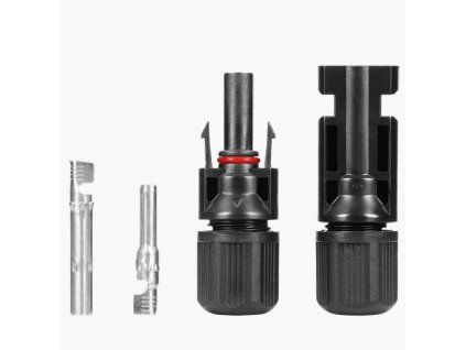 Konektor MC4 pár samice a samec  pro 4mm a 6mm FVE, blistr