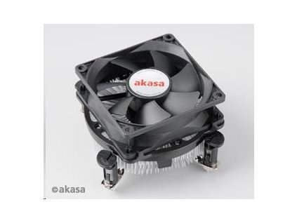 AKASA chladič CPU AK-CCE-7102EP pro Intel LGA 775 a 1156, 80mm PWM ventilátor, do 73W