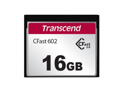 Transcend 16GB CFast 2.0 CFX602 paměťová karta (MLC)