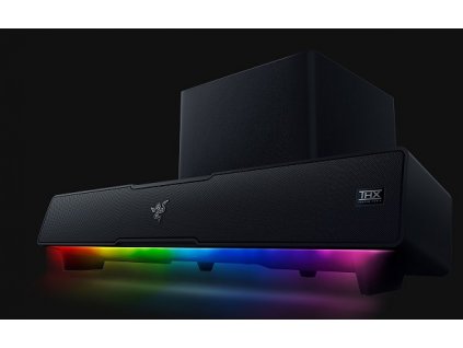 Razer Leviathan V2, podsvícený soundbar system se subwooferem