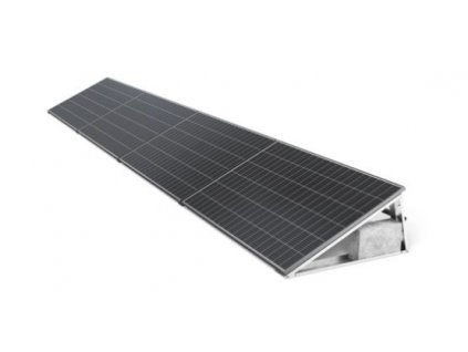 FVE konstrukce na rovnou střechu CORAB PB-092.2 pro 4 FV panely, 25st. horizontální