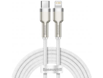 Baseus Datový kabel Cafule USB-C/Lightning PD 20W 2m bílý