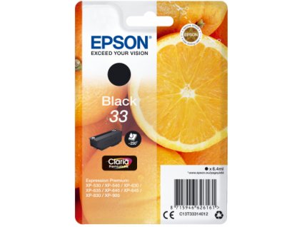 Epson Singlepack Black 33 Claria Premium Ink