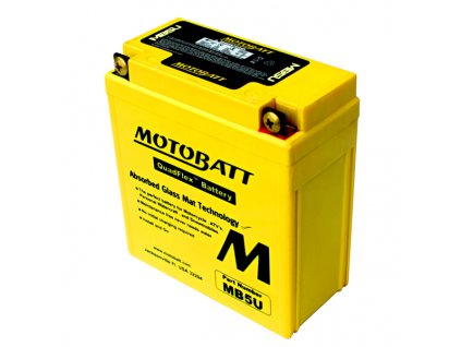 Baterie Motobatt MB5U 7Ah, 12V, 2 vývody