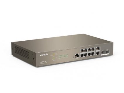 Tenda TEG5312F - L3 Managed Gigabit Switch, 10x RJ45 10/100/1000 Mb/s, 2x SFP 1 Gb/s