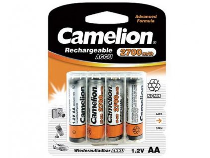 CAMELION 4pack AA/HR6 2700mAh nabíjecí baterie 1.2V Ni-MH