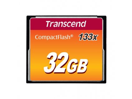 Paměťová karta Transcend 32GB CompactFlash (133X | R 50MB/s | W 20MB/s )