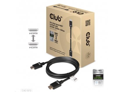 Club3D Kabel Ultra Rychlý HDMI™ Certifikovaný, 4K 120Hz, 8K60Hz, 48Gbps M/M, 3m, 28 AWG