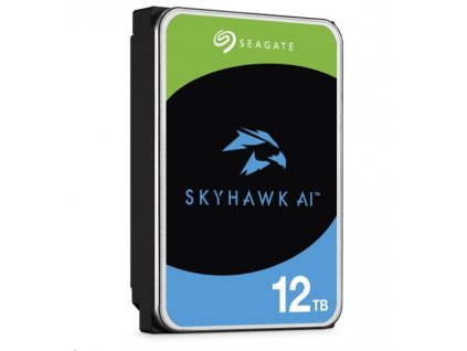 SEAGATE HDD 12TB SKYHAWK AI, 3.5", SATAIII, 7200 RPM, Cache 256MB, s R/V Senzorem