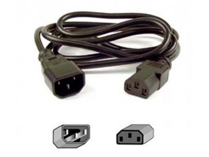 Kabel síťový prodlužovací 230V 1,8m (pro zdroj, monitor)