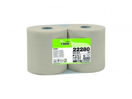 Toaletní papír Celtex Jumbo role BIO E-Tissue Sand 2vrstvy - 6 ks